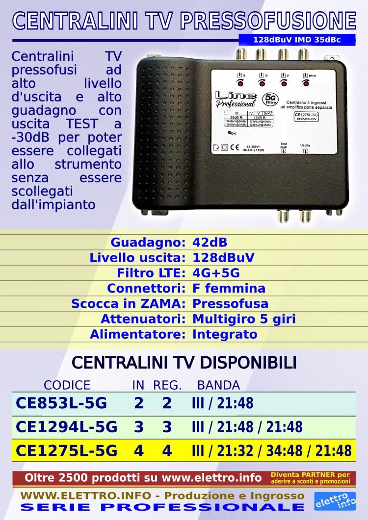 Centralini TV di potenza