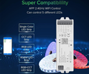 Controller LED TUYA WiFi 12/24V MAX 15A