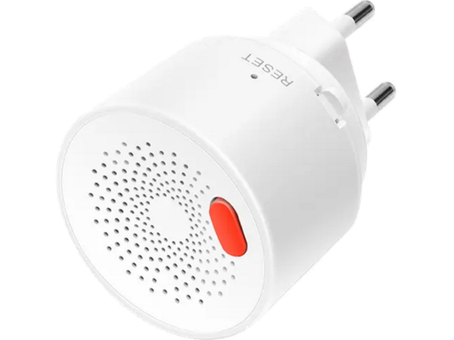 Vista Sensore GAS (Monossido di carbonio - GPL - CH4 Metano) con Sirena integrata WiFi - Alimentazione 230Vac