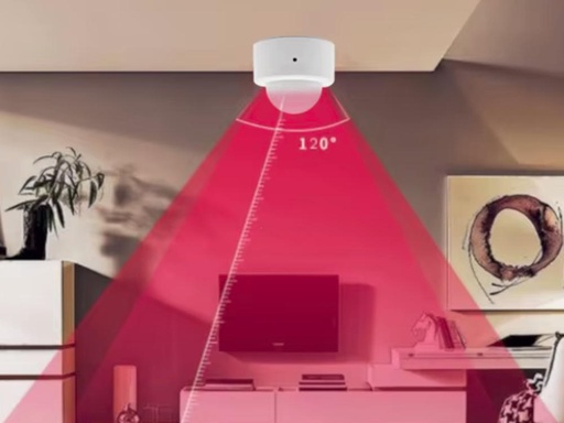 Angolo Sensore PIR ZigBee - Batteria CR2032 - TUYA