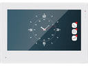 Monitor videocitofono 2 FILI 7" BIANCO IPS Touch con orologio analogico