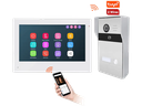Kit Videocitofono 2 Fili 7" Touch IPS Bianco RFID Tuya
