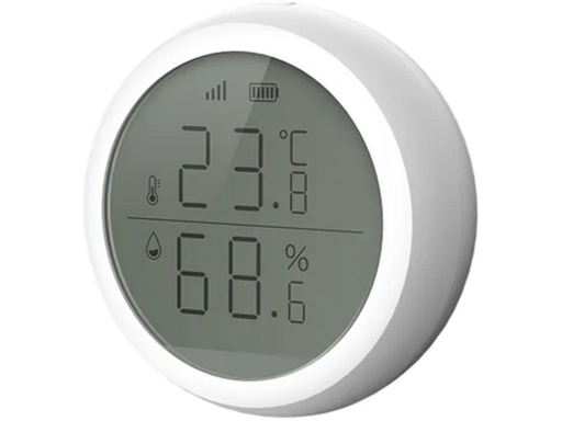 Sensore Temperatura e Umidità con Display LCD - ZigBee - Alimentazione 2x AAA - TUYA