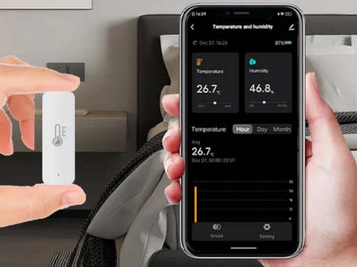 Sensore di Temperatura e Umidità ZigBee APP TUYA