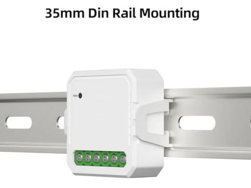 Monitaggio DIN Smart Relè WiFi 1 uscita - Max 2300W/250W led - App TUYA