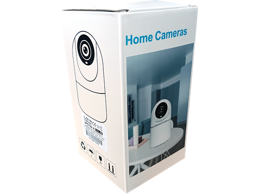 Confezione Telecamera WiFi motorizzata 4MP ad uso interno con SLOT memoria e Audio Bidirezionale - APP TUYA