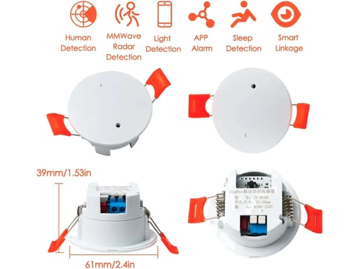 Caratteristiche Sensore di Presenza Microonde