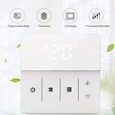 Funzionalità Cronotermostato Settimanale WiFi TUYA -  230Vac