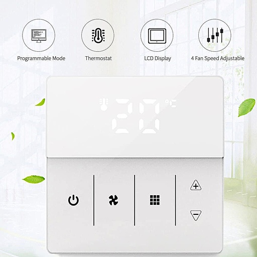 Funzionalità Cronotermostato Settimanale WiFi TUYA -  230Vac