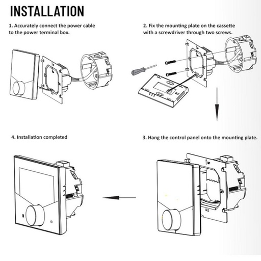 Installazione Cronotermostato Settimanale WiFi SMART - 24V - App TUYA