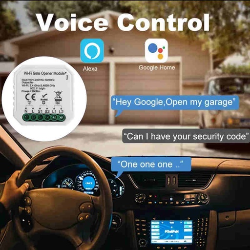 Controllo Apertura Cancello e Garage Wi-Fi: Gestione Smart con App Tuya