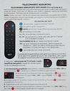 Telecomando semplificato 2in1 per decoder Tivusat Digiquest originale