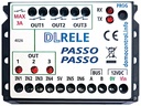 3 Rele Passo Passo Multifunzione