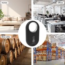 Sensore di Temperatura e Umidità Bluetooth Tuya con Alimentazione a Batteria CR2032