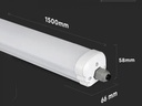Plafoniera LED 150cm 48W IP65 Lineare Stagna Luce Naturale 4000K Alta Luminosità