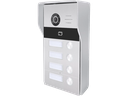 Videocitofono TCP/IP - Unità esterna con 4 tasti e con lettore RFID compatibile TUYA