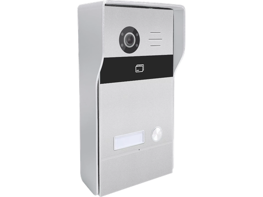 Unità esterna per Videocitofono 2 FILI con 1 tasto e con lettore RFID compatibile - App TUYA