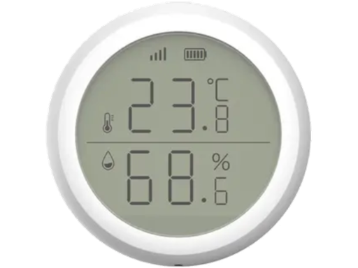 Misuratore Temperatura e Umidità con Display LCD - ZigBee - Alimentazione 2x AAA - APP TUYA