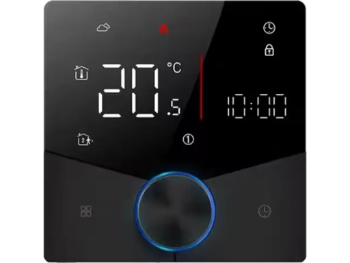 Cronotermostato Settimanale WiFi SMART - 24V - App TUYA