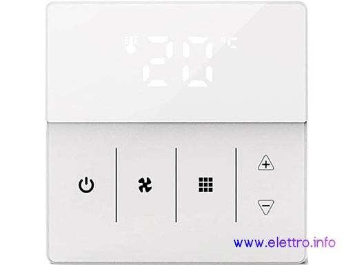 Cronotermostato Settimanale WiFi TUYA -  230Vac