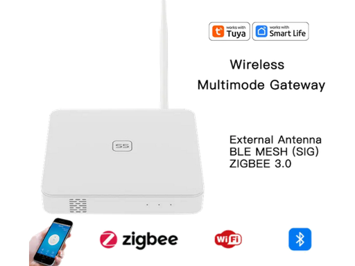 Gateway ZigBee + Bluetooth compatibile Google e Alexa - Alimentazione 5V - App TUYA