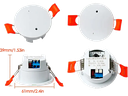 Sensore di Presenza Microonde WiFi TUYA ad Incasso 230V