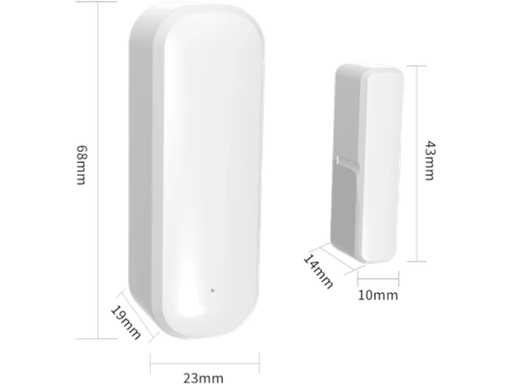Sensore magnetico Apertura Porta WiFi - Batterie 2xAA - App TUYA