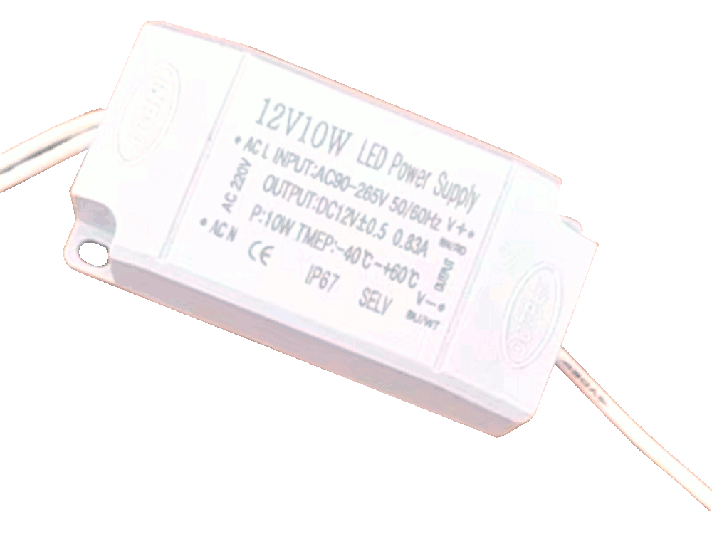 Mini Alimentatore LED 12V 10W IP67
