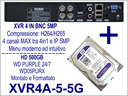 Videoregistratore Ibrido 5MP H.265 - 4 Canali BNC + Supporto IP | Compatibile Hikvision (copia)