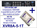 Videoregistratore Digitale H.265 Ibrido 8 Ingressi BNC 5MP con Hard Disk Western Digital Purple 1TB (Compatibile Hikvision)