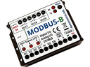 Centralina di Espansione con Protocollo Modbus - 6 I/O e 3 Uscite a Relè 250Vac 3Aac