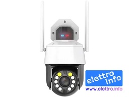 [IPC8W-5] Telecamera WiFi e IP Motorizzata PTZ 5MP – Zoom Ottico 20X e Auto-tracking - TUYA