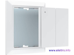 Supporto quadrato bianco a parete per PULSANTI Wireless