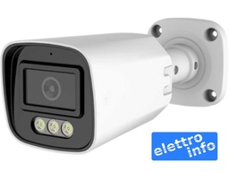 [IPC10B-5] Telecamera Bullet IP 5MP PoE – Visione Notturna Full Color e AI - Audio Bidirezionale