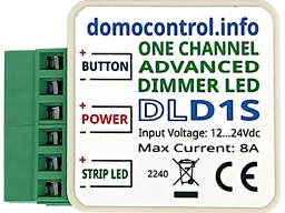 12-24V 1-Channel Programmable LED Dimmer with Timer and Staircase Lights
