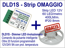 Dimmer LED 12-24V 1 Canale Programmabile con Timer e Luci Scale (copia)