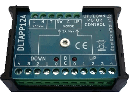 Centralina DLTAPP12A Gestione Motori Tapparelle e Tende - Altezza Ribassata per Automazione Domestica