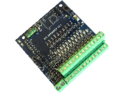 [DOM19] Espansione Raspberry PI2/3/4. GPIO su connettori - Alimentazione 5-24Vdc - LED indicatori